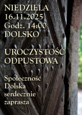 Uroczystość odpustowa w kościele św. Elżbiety Węgierskiej w Dolsku.