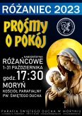 Modlitwa o pokój i pojednanie ... na świecie, w Ojczyźnie, w rodzinie, domu